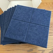 Large Felt Bulletin Board 48 x 36 Cork Board Alternative-12 Pack Blue