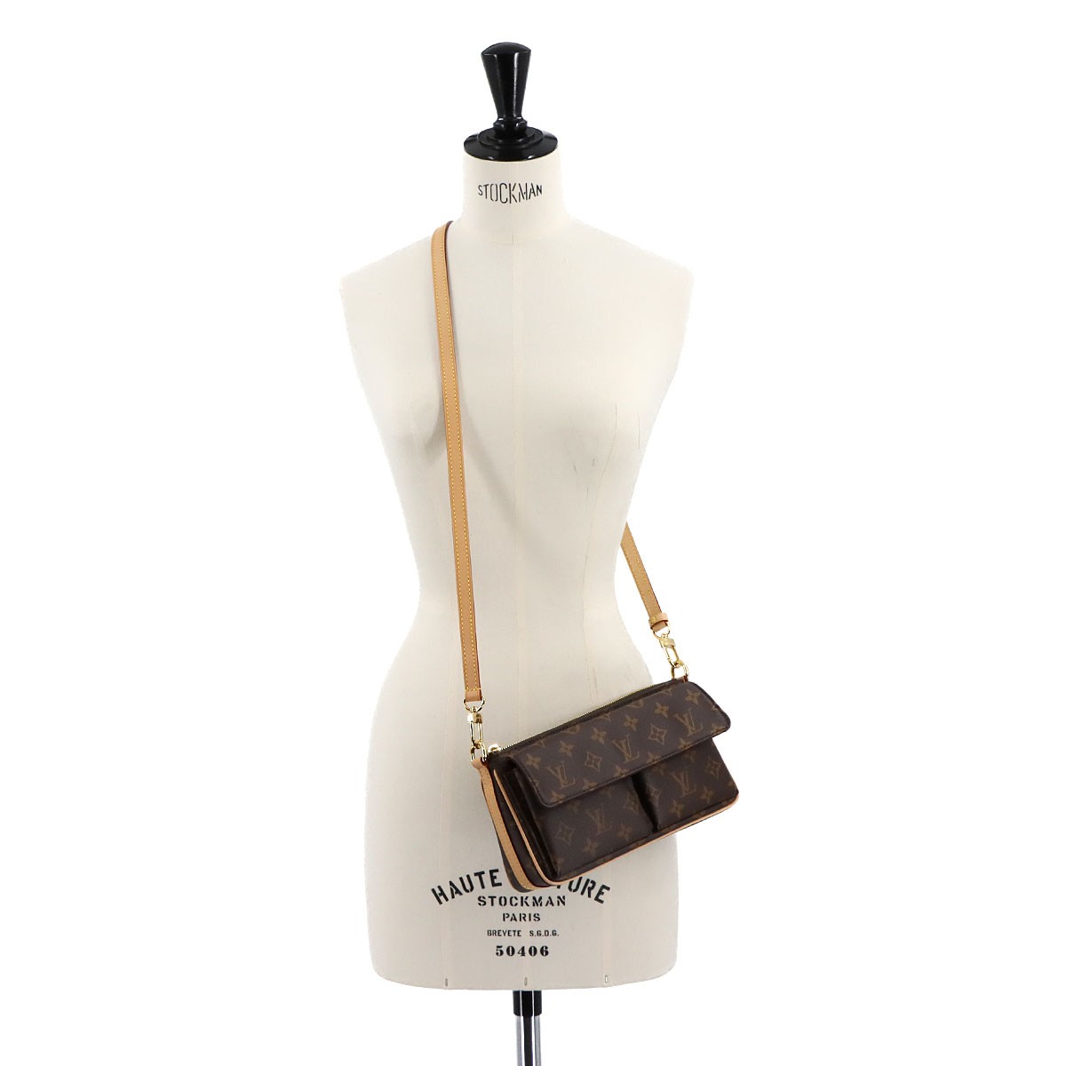 LOUIS VUITTON Monogram Viva Cite Shoulder Bag Brown M46999 Purse 90299576 image 10