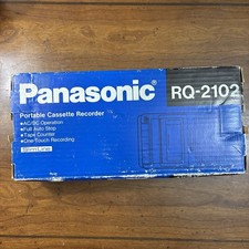 Panasonic RQ-2102 Slim Line Portable Cassette Tape Player Recorder Cord Manual