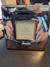 BRITISH AIRWAYS CONCORDE AIRPLANE STERLING SILVER CARRS PICTURE FRAME NICE GIFT