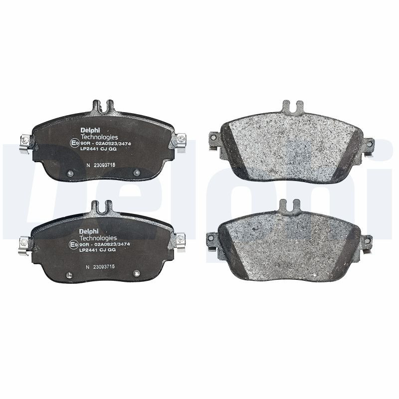 Kit plaquettes de frein DELPHI LP2441 pour la maintenance de votre MERCEDES CLA
