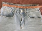 Shein High Waisted Mom Jeans Women's Light Blue Wide Leg  Size XXS — photo 2