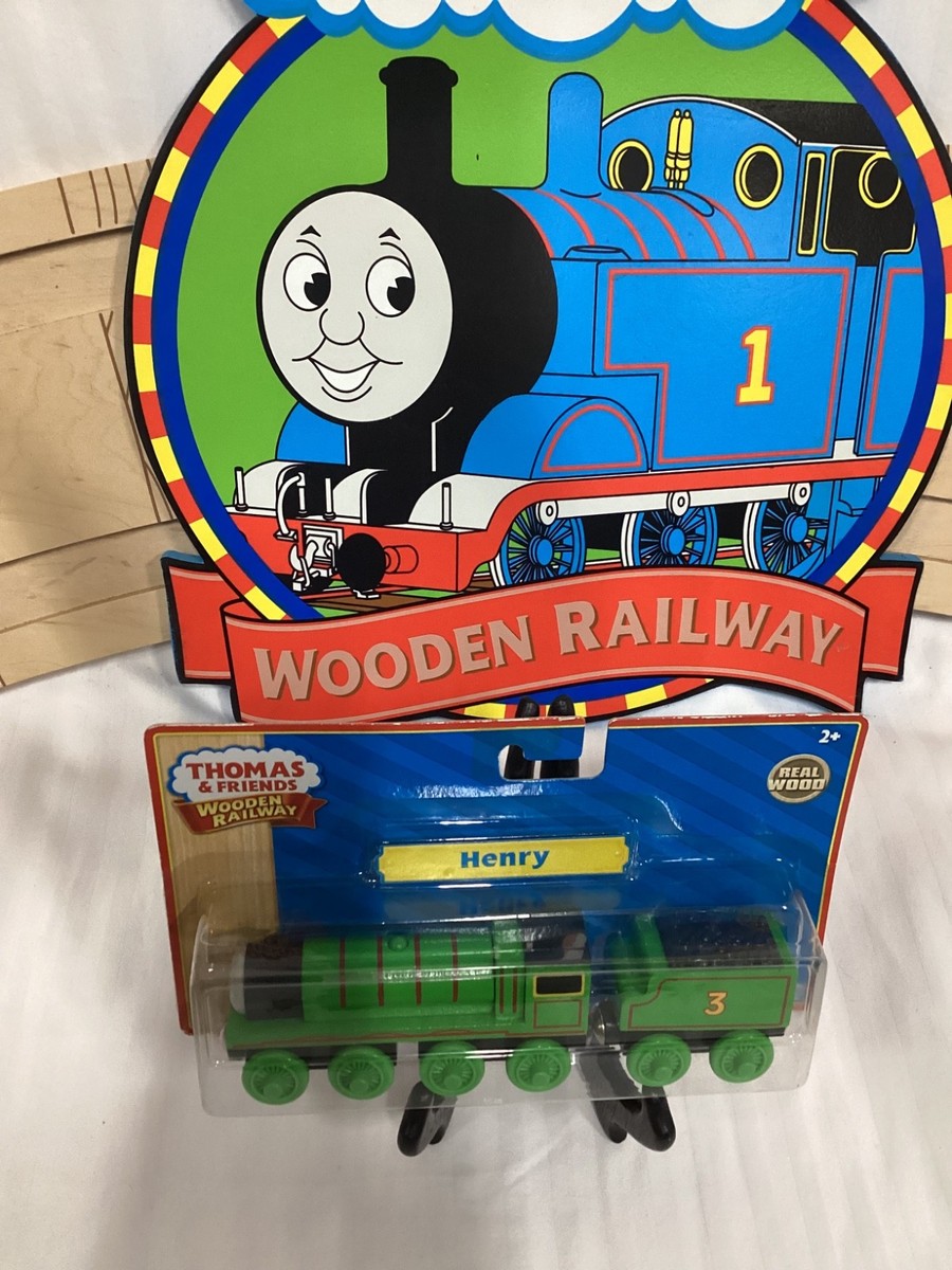 Thomas Wooden Railway Train Henry Green Engine Tender Britt