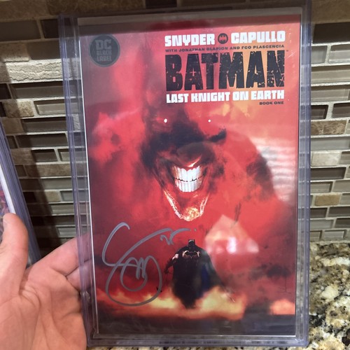 Batman: Last Knight On Earth #1 Greg Capullo Signed...