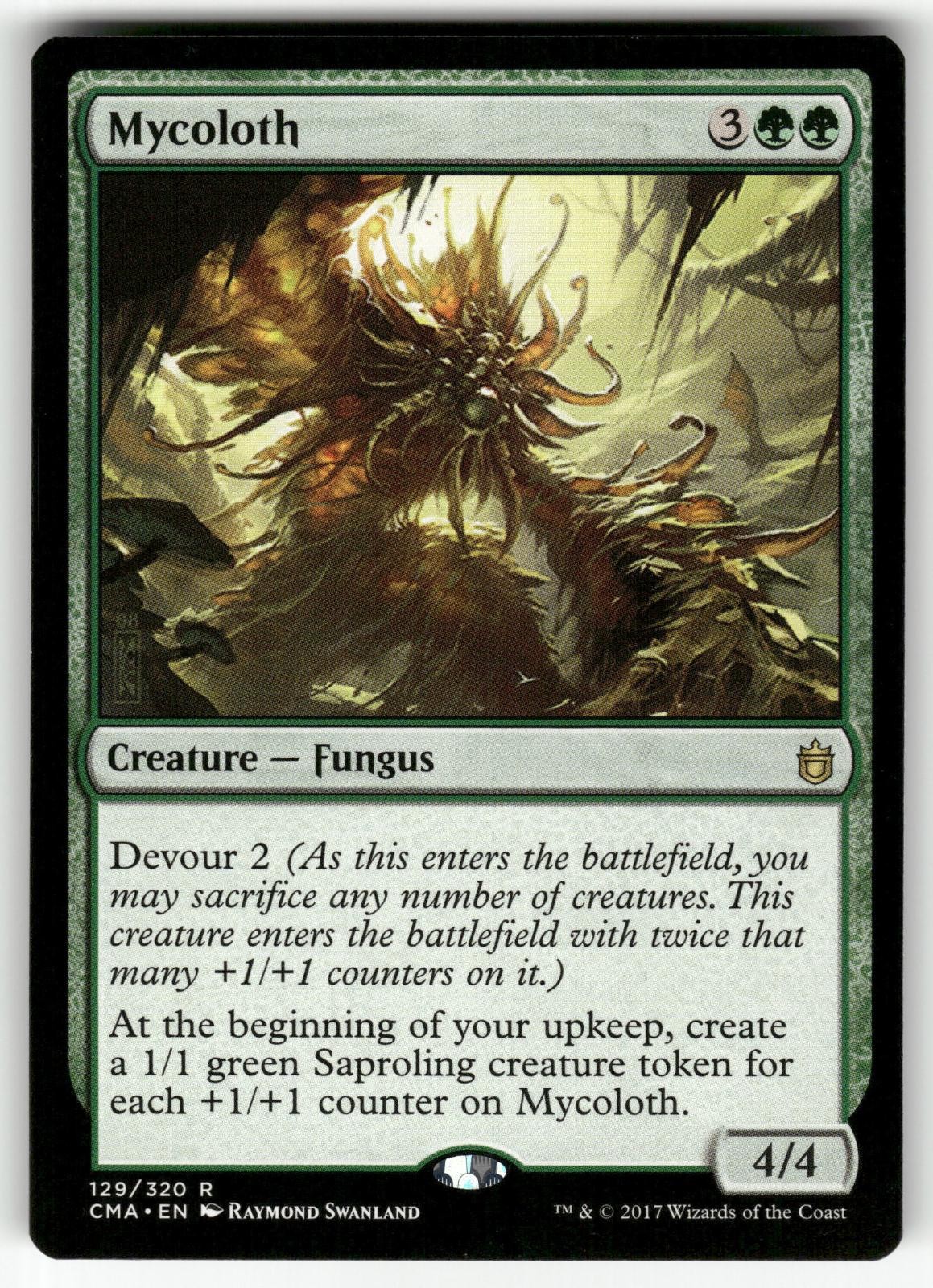 Mycoloth 129 Rare Commander Anthology Magic: The Gathering Near Mint
