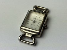 Tempic Quartz Damenuhr rechteckig Vintage Design läuft zuverlässig