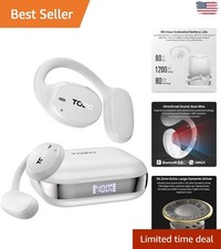 Comfortable Open Ear Bluetooth Headphones: 32 EQ Modes  80 Hours of Playtime