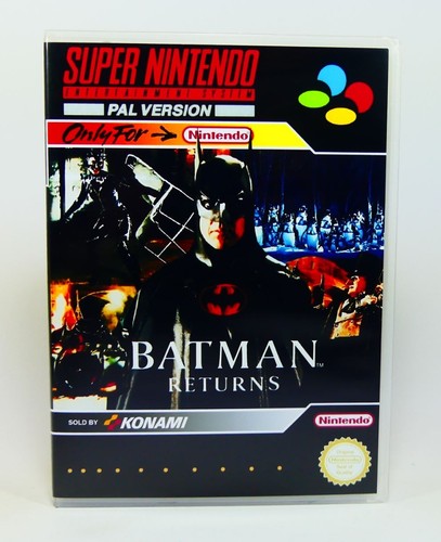 SNES Storage Case - Batman Returns - NO GAME - Picture 4 of 15