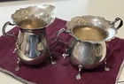 Antique Towle Sterling Silver 950 Cream and Sugar 246 Grams Not Weighted!