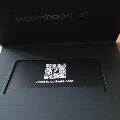Robinhood Gold Card Original Display Box & Packaging - Base Model
