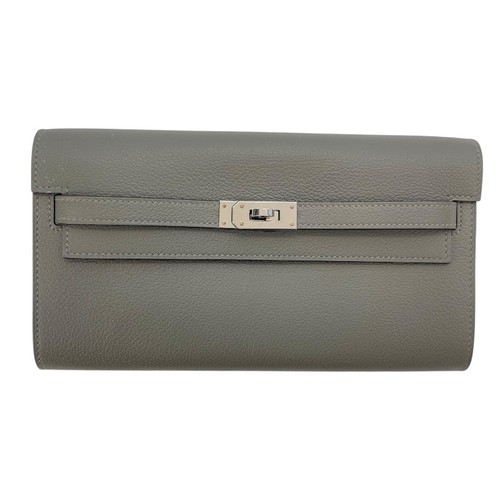 HERMES Kelly To Go W Stamp Sage SHW Shoulder Bag #129