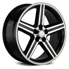 Strada Oe Replica Iroc Replica Wheel 22x9 10 5x120.65 72.6 Black Single Rim