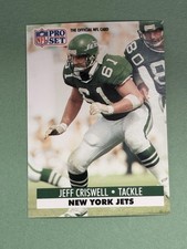 Jeff Criswell 1991 Pro Set New York Jets #245 BB885