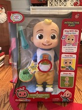 Cocomelon DELUXE INTERACTIVE JJ DOLL Feed Dress Sing With Me VEGETABLES SONG New