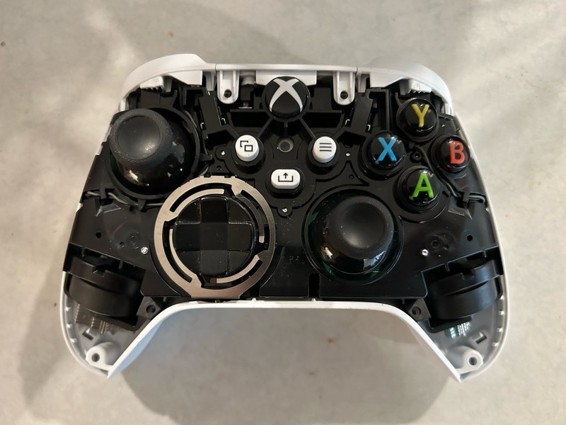 MS Wireless Controller Xbox X/S Robot White No Faceplate Bat Cap Chair One Moves