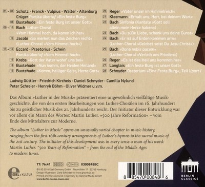 VARIOUS ARTISTS EIN FESTE BURG ...: LUTHER IN DER MUSIK NEW CD