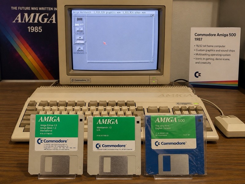 Original Commodore Amiga System Software Bundle. Tested Working See Description