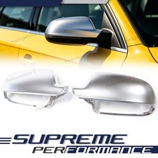 2x Alu Matt Spiegelkappen Außenspiegel für AUDI A4 B8 8K Modf Avant S4 RS4 11-15