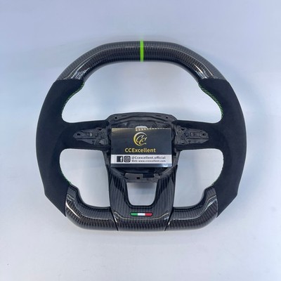 For 2018+ Lamborghini Urus Custom Smooth Leather Steering Wheel Paddle Shifter