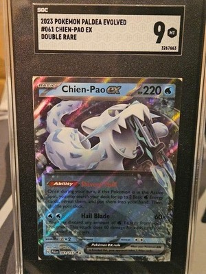 2023 Pokemon Chien-Pao EX #061/193 Double Rare Graded SGC 9 Card Mint MT | eBay 2023 Pokemon Chien-Pao EX #061/193 Double Rare Graded SGC 9 Card Mint MT | eBay