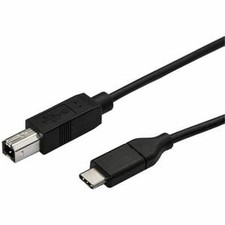 Startech 0.5M Usb C To Usb B Printer Cable M/M Usb 2.0 Usb C To Usb B Cable Usb