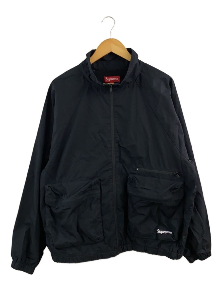 Supreme 23ss Raglan Utility Jacket Nylon Jacket L Cotton BLK Solid