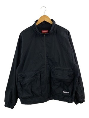 Supreme 23ss Raglan Utility Jacket Nylon Jacket L Cotton BLK Solid