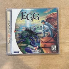 EGG: Elemental Gimmick Gear (Sega Dreamcast, 1999) Original Case & Manual Tested