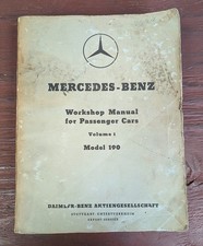 Mercedes-benz 190 Workshop Repair Manual Vol. 1 Passenger Cars Mercedes-benz 190 Workshop Repair Manual Vol. 1 Passenger Cars