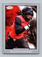 2022 SAGE Artistry #24 Myjai Sanders Silver Near Mint or Better