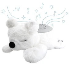PureBaby Sound Sleepers Portable Sound Machine & Star Projector - Plush Sleep...