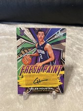 CALEB HOUSTAN RC 2022 PANINI COURT KINGS FRESH PAINT AUTO AUTOGRAPH SP#/199