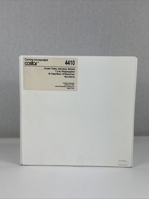 CORNING Costar 96-Well 1.2mL PP Racked Cluster Tubes Non-Sterile 4410 960/Case