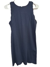Vince Camuto Sleeveless Scalloped Dark Blue Dress Size 2 Across Chest 17”