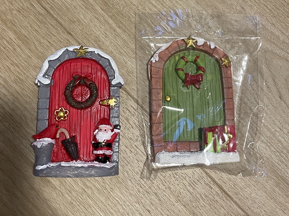 Wichteltüren 2x, super süß! Tolles Geschenk! Weihnachtliche Stimmung!