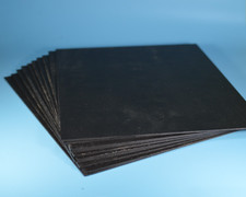 2mm ABS Black Pinseal Plastic Sheets - Pack of 10 Sheets - 245 X 300