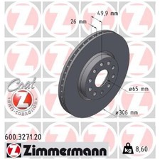 2x Bremsscheibe vorne für VW Passat B9 CJ5 Tiguan CT1 | 26486409