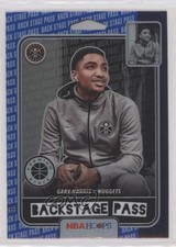 2019-20 Panini NBA Hoops Premium Stock Back Stage Pass Blue Gary Harris #10 0u7