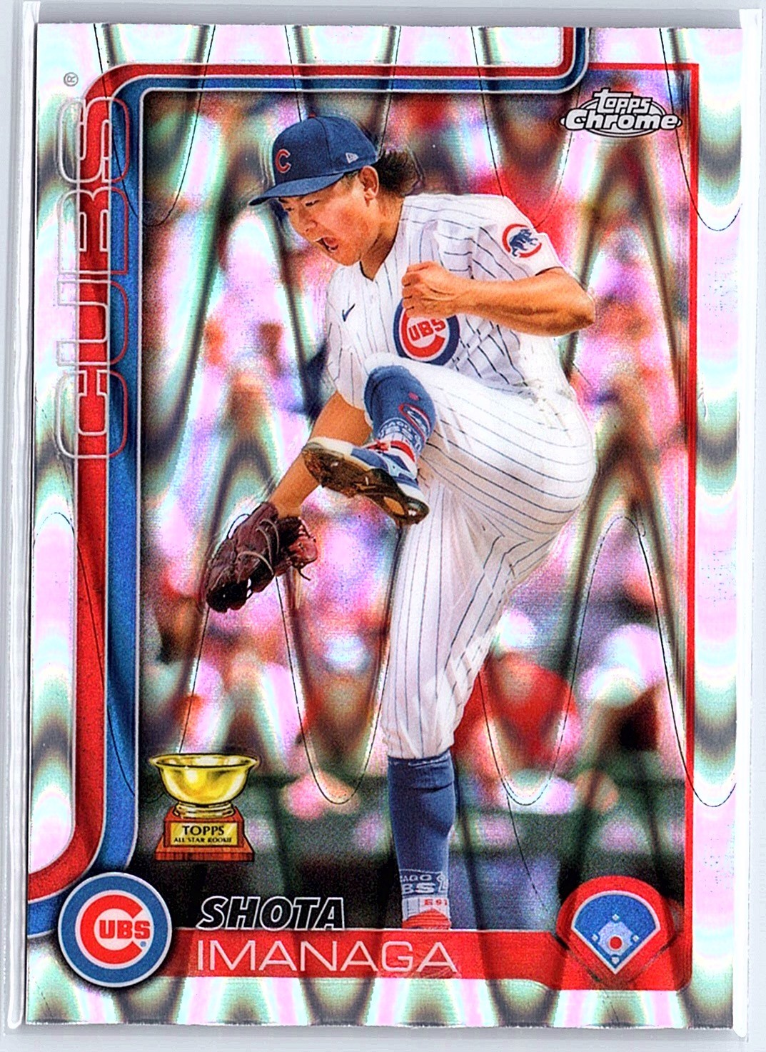 2025 Topps Chrome Shota Imanaga #149 RayWave Refractors Chicago Cubs