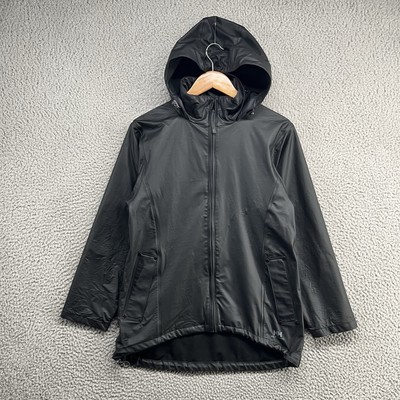 Helly Hansen Rain Jacket Mens Extra Small Black Tech Coat Waterproof Hiking