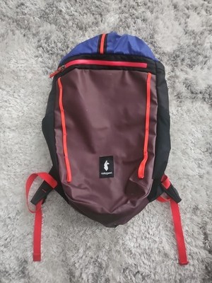 Cotopaxi Backpack Moda 20L Cada Dia Black Zip Pockets Adjustable Strap Shoulder