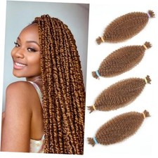 Spring Twist Hair Afro Kinkys Bulk Human Hair Bundles Marley Twist 12 Inch 30 