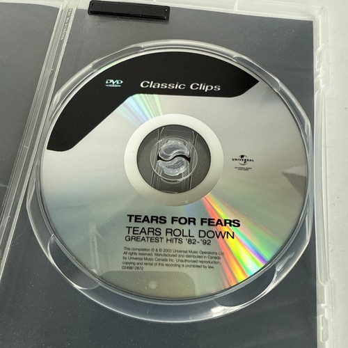 Tears For Fears: Tears Roll Down (Greatest Hits 82-92) - DVD - 2003 - Picture 4 of 6