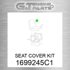 1699245C1 SEAT COVER KIT fits INTERNATIONAL TRUCK (Surplus Open Box)