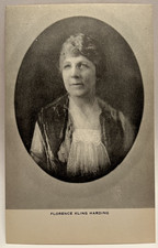 Florence Kling Harding Portrait, First Lady, President Warren G Harding Postcard