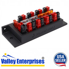 Powerwerx PD‑9F 9‑Position Fused Powerpole Distribution Block DC Power Radio