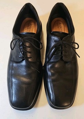NWOB ECCO Helsinki 2 Derby Dress Shoes Men s Black Leather EU 46 US 12-12.5