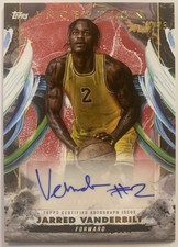Jarred Vanderbilt 2024-25 Topps Inception /75 Red Auto Autograph #AC-JV Lakers