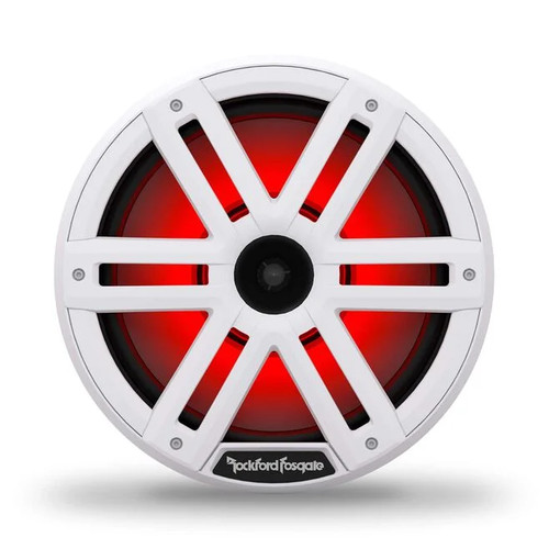 Rockford Fosgate M2-8H Color Optix Marine 2-Way Horn Speakers, White / Stainless - Bild 5 von 7