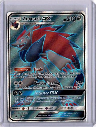 POKEMON SUN & MOON PROMO ZOROARK GX - SM84 HOLO P NM + FREE GIFT